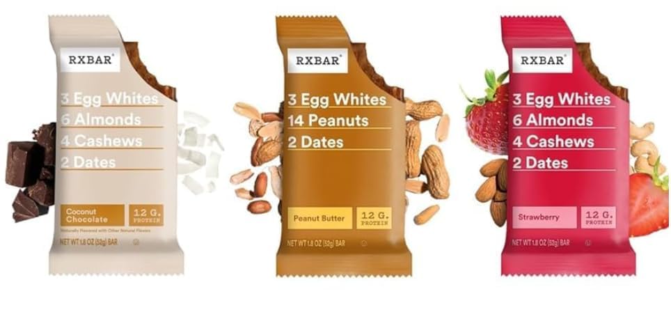 RXBAR gym bag snack for post-workout energy.