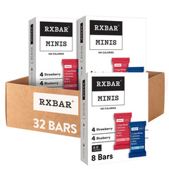 RXBAR Minis blueberry bar close-up with real fruit and nuts