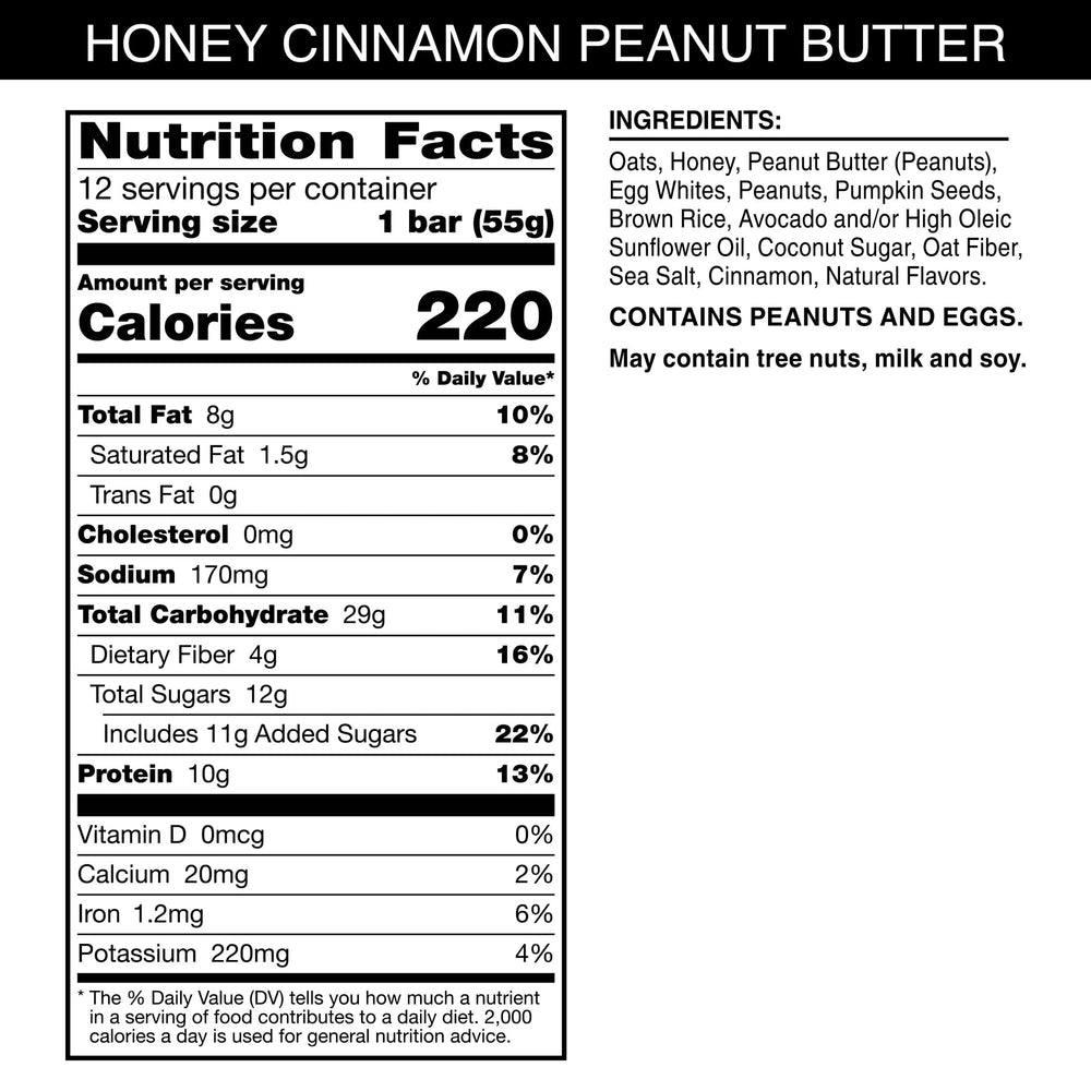 RXBAR Nut Butter and Oat Bar texture closeup shows soft and crispy bite.