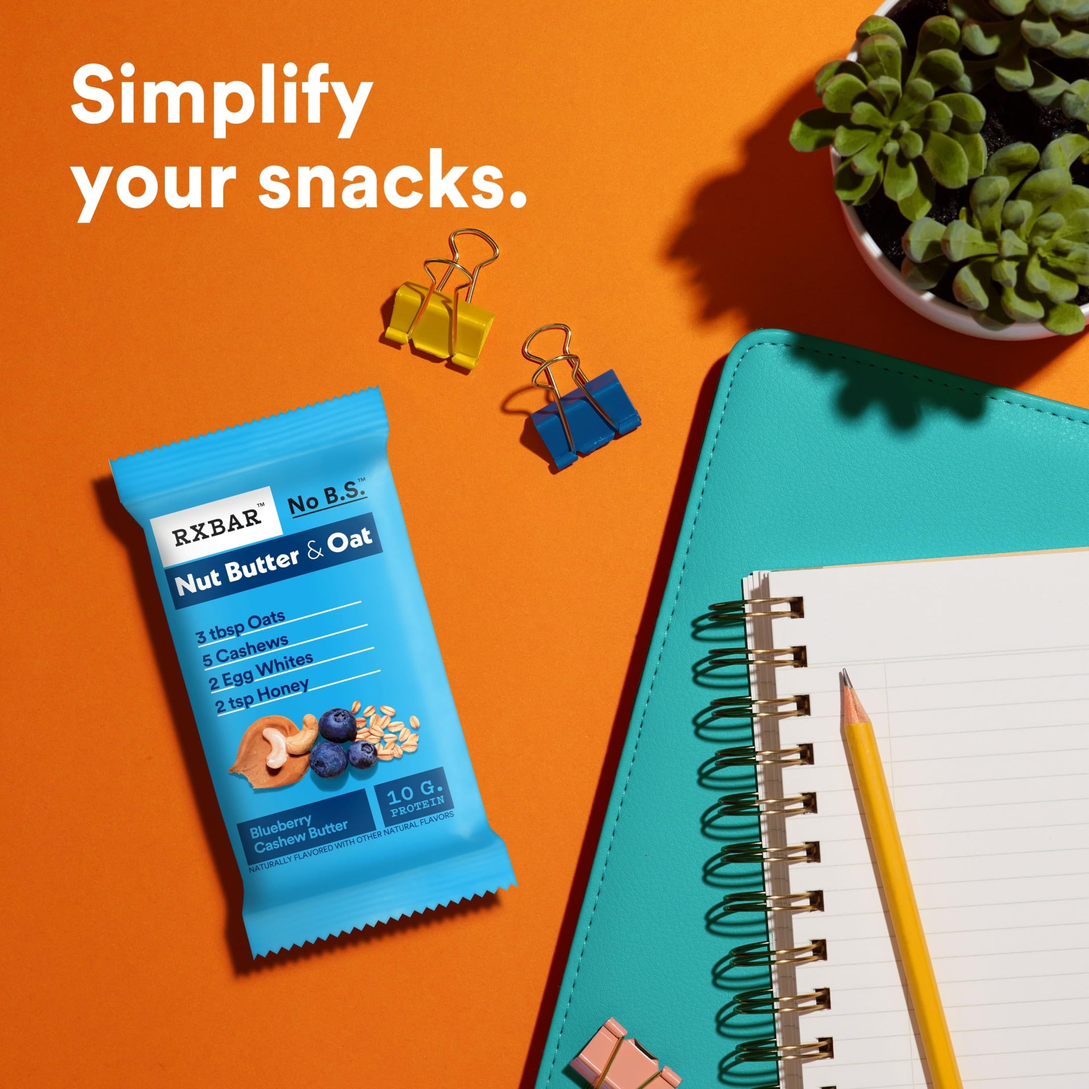 RXBAR nutrition label emphasizes 10 g protein per bar
