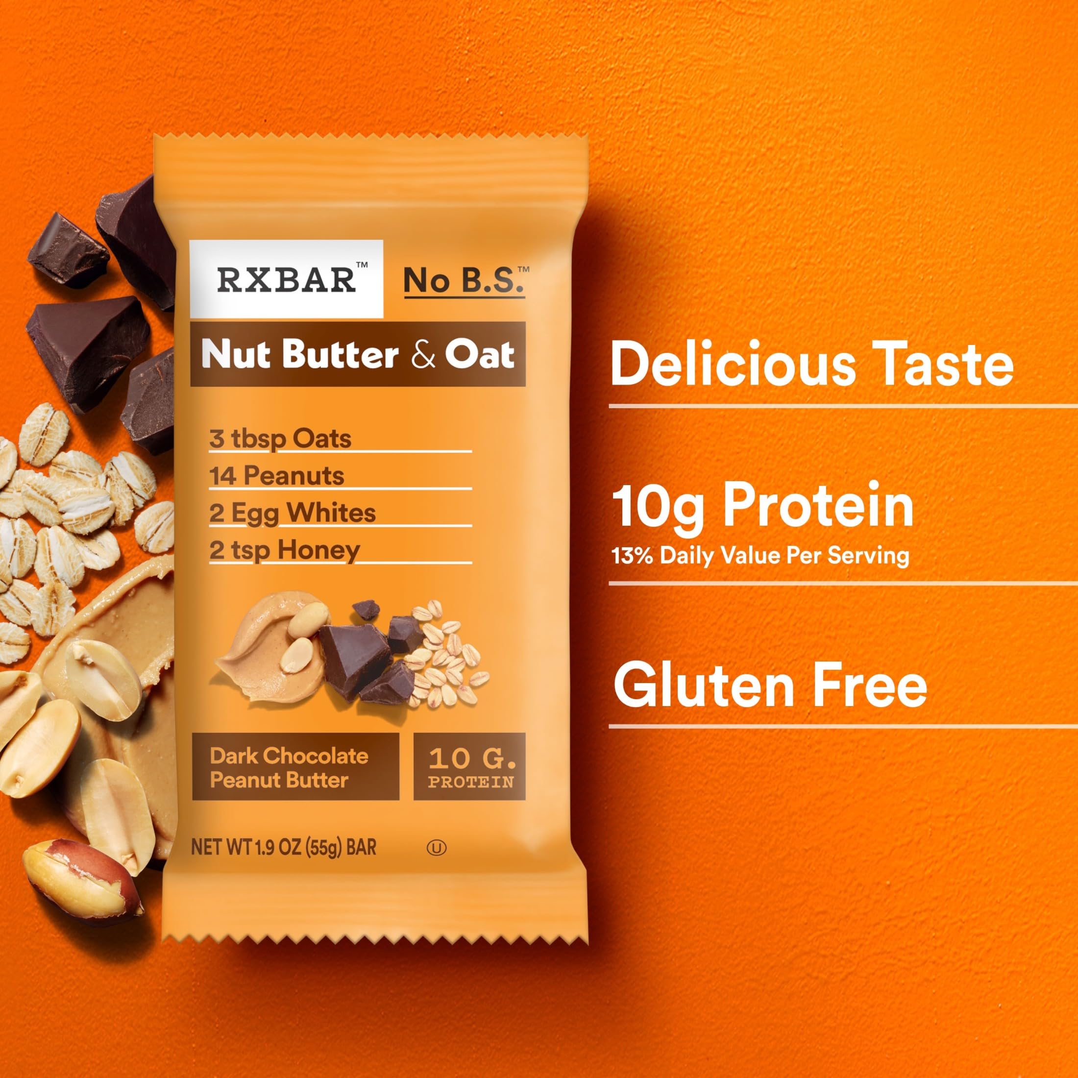 RXBAR Nut Butter and Oat bars in snack bag; grab-and-go nutrition.