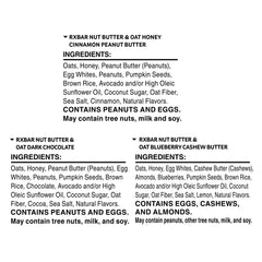 RXBAR Nut Butter and Oat Dark Chocolate Peanut Butter flavor bar for a tasty post-workout bite
