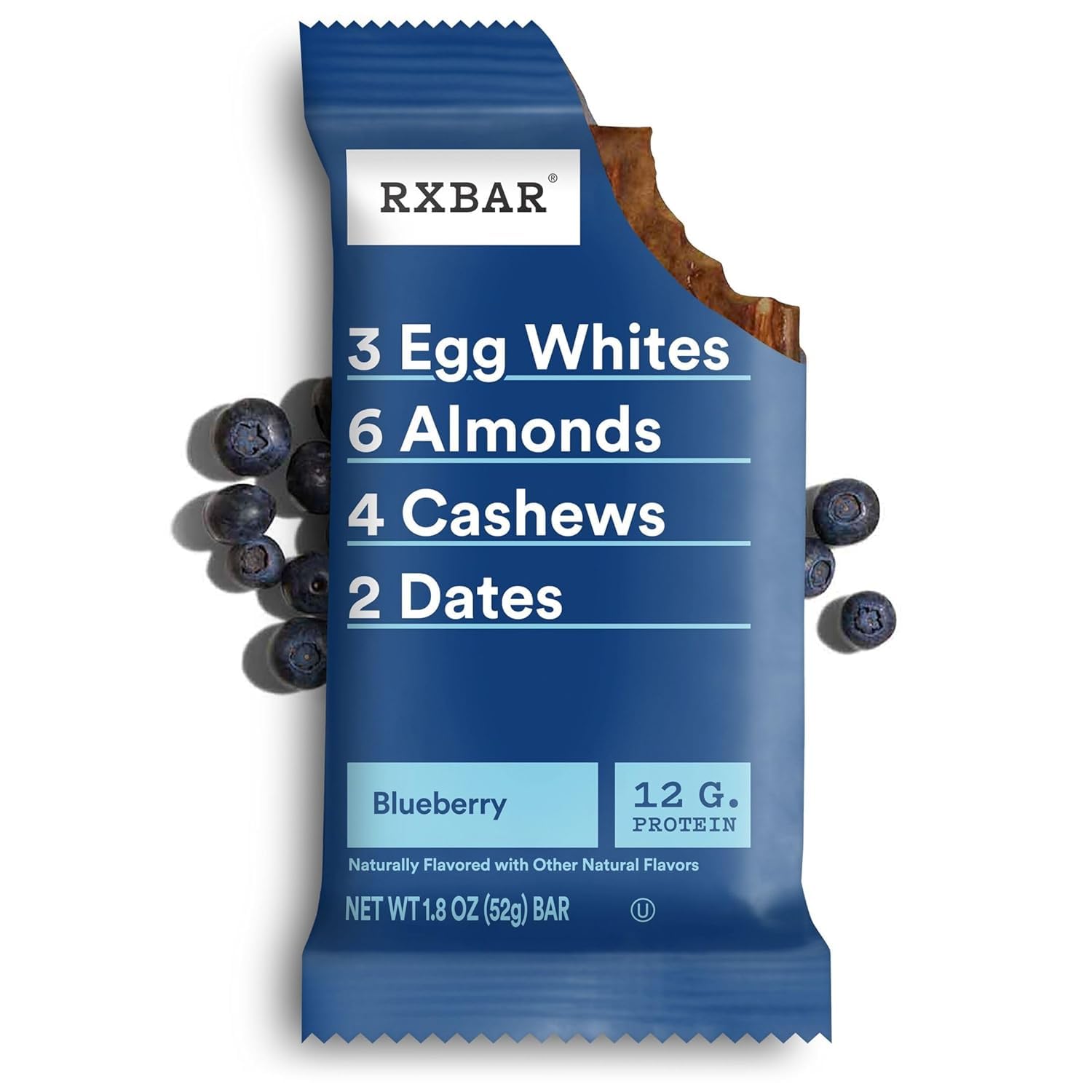 RXBAR on the go; shelf-stable snack in backpack.