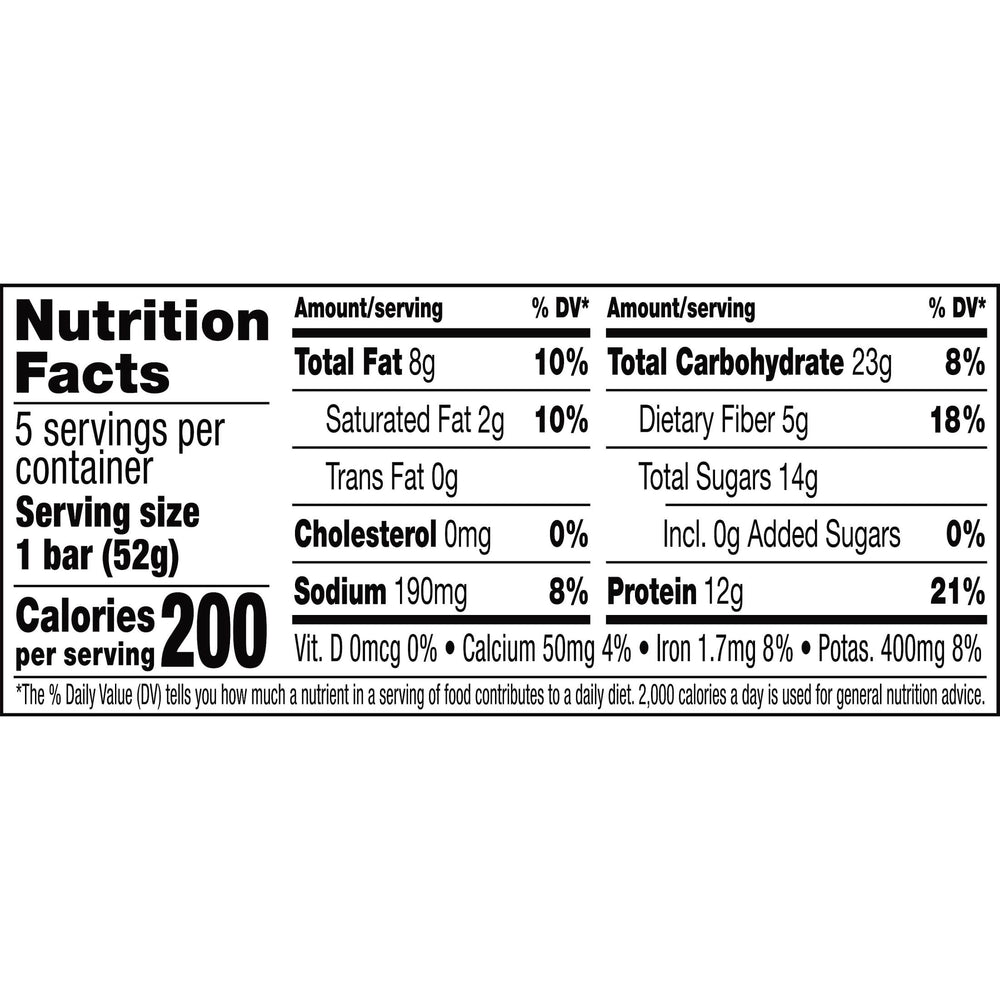 RXBAR freshness sealed packaging preserves taste and texture.