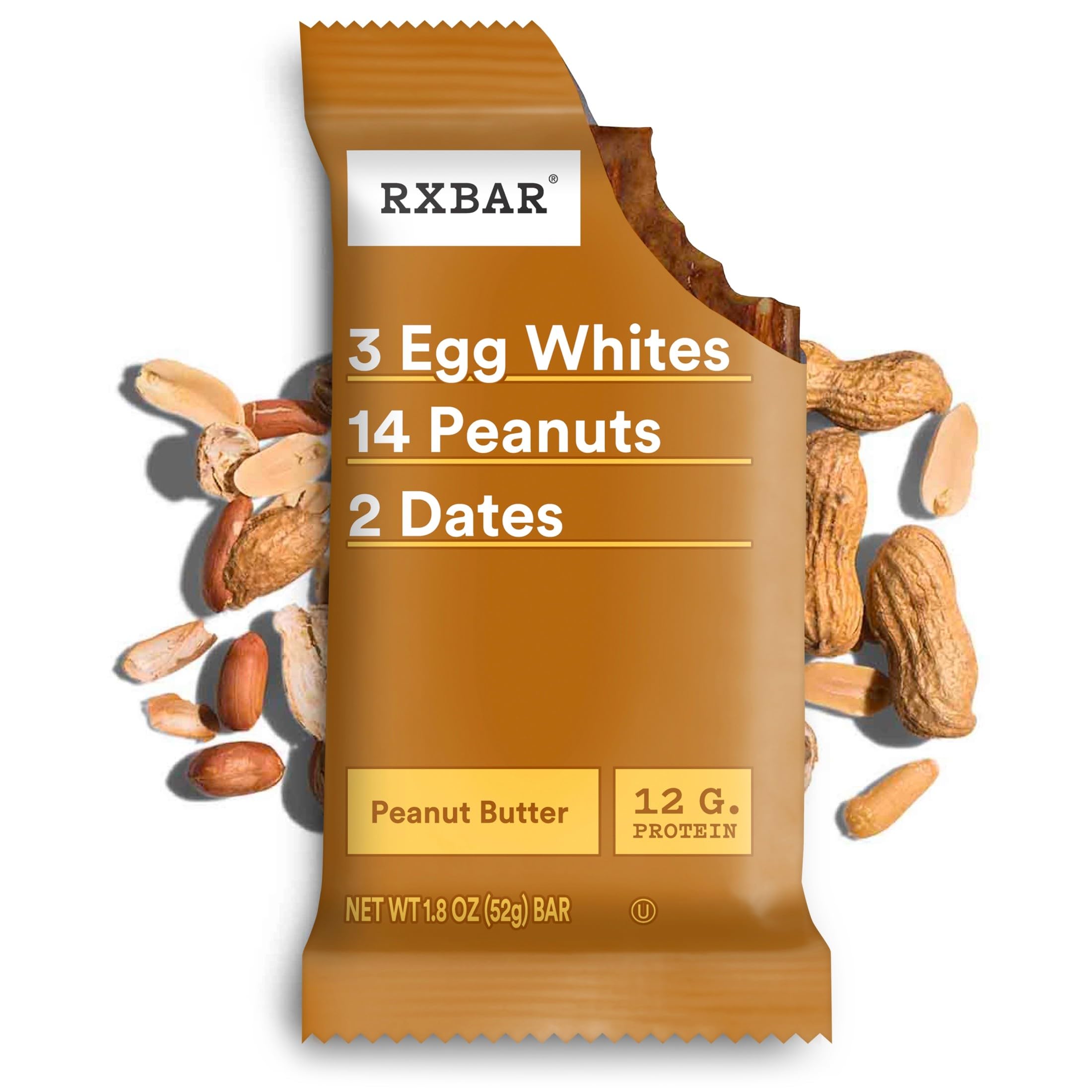RXBAR Peanut Butter bar in gym bag for quick fueling