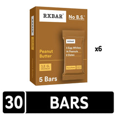 RXBAR Peanut Butter ingredients close-up highlighting peanuts and egg whites