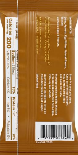 RXBAR Peanut Butter packaging front with simple, clean label visible.