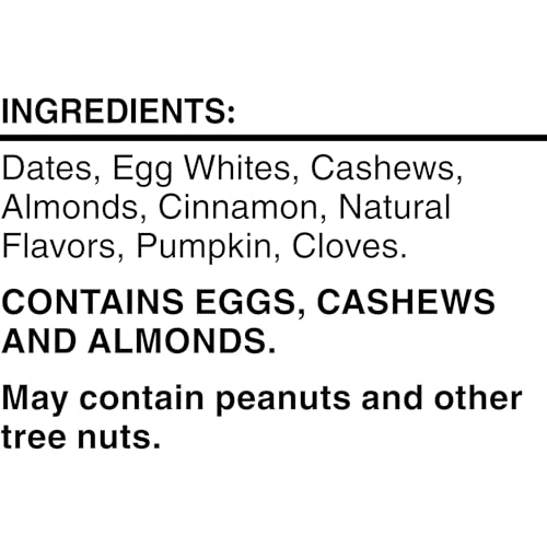 RXBAR Pumpkin Spice bar family-friendly treat for school lunches or after-dinner enjoyment.