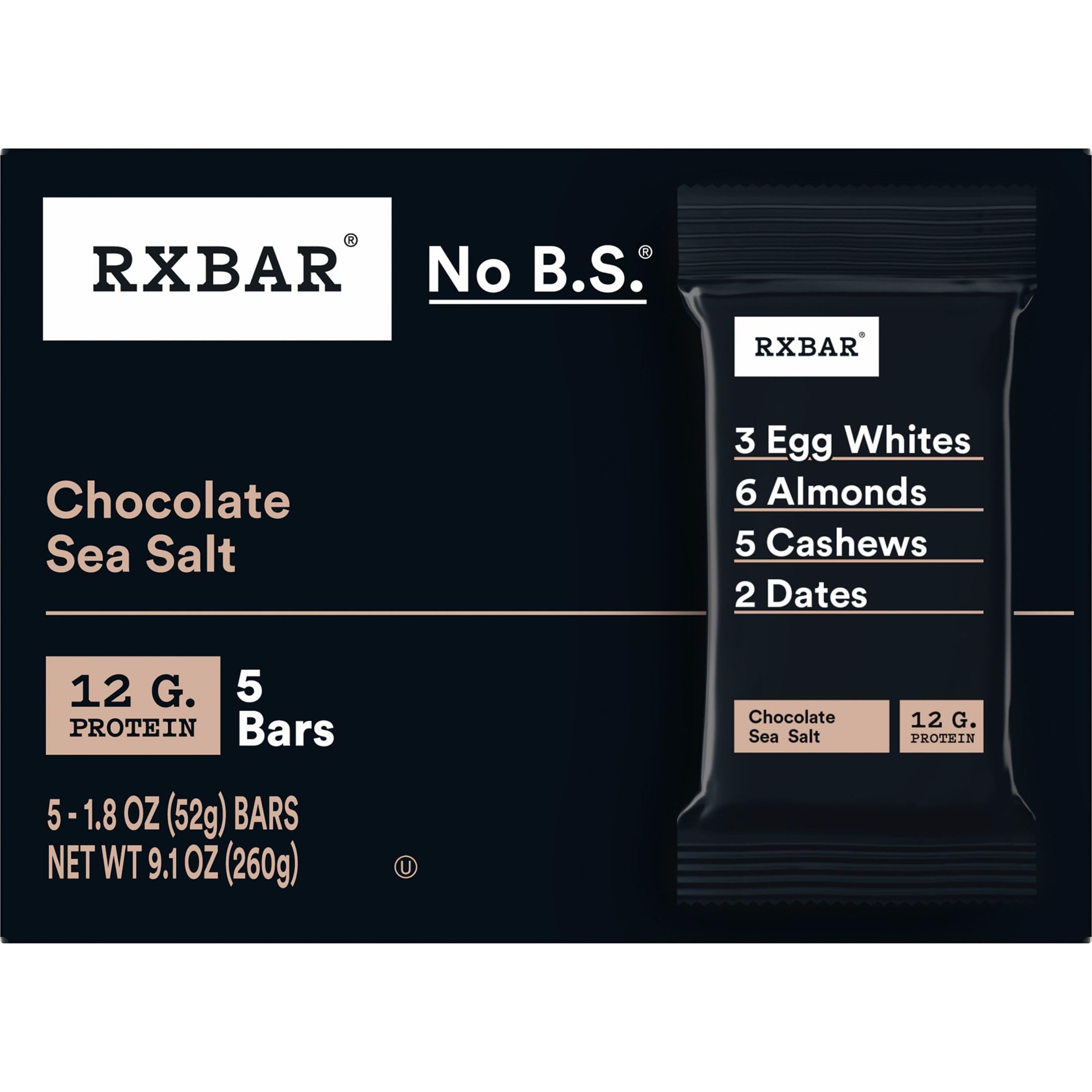 RXBAR six-box assortment image highlighting home, work, and travel snacking