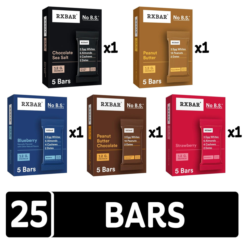 RXBAR Strawberry bar with fruit and nuts, a satisfying breakfast option.