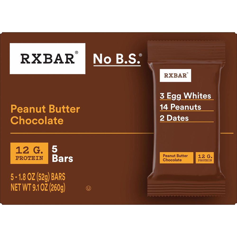 RXBAR travel-friendly snack suitable for commutes and trips