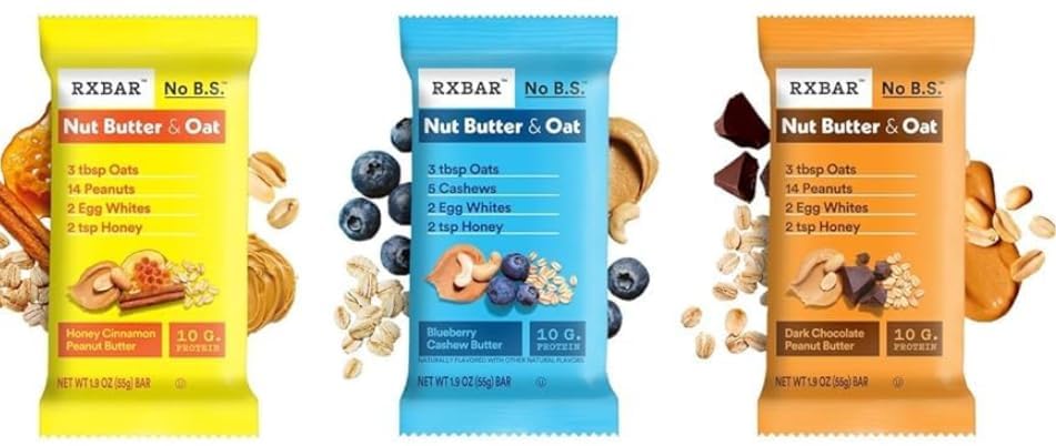 RXBAR travel-ready snack for trips and commutes.