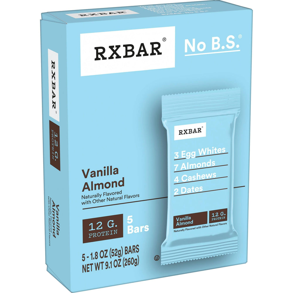 RXBAR Vanilla Almond bar in a gym bag as post-workout fuel