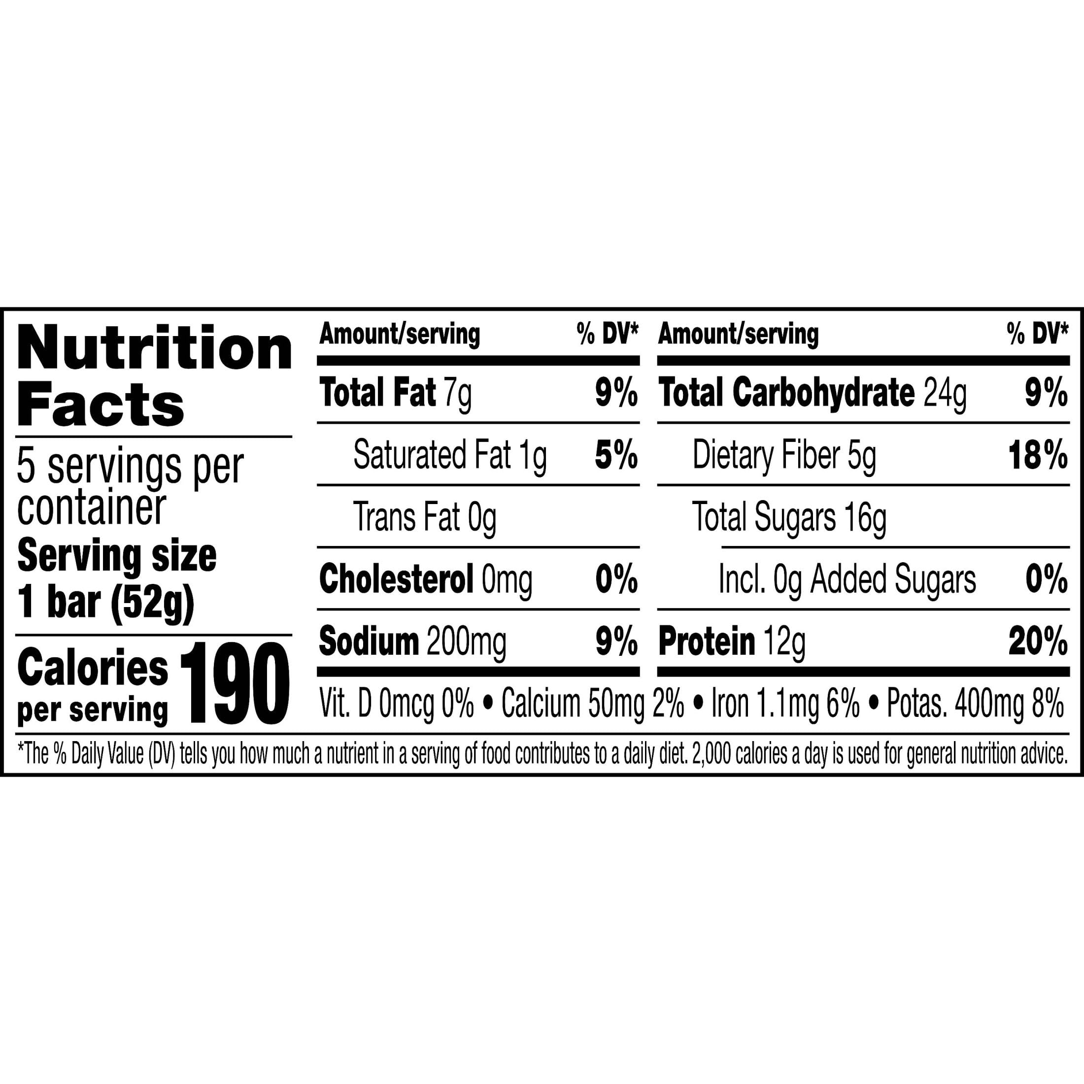 RXBAR Vanilla Almond bar on a pantry shelf as a gluten-free snack option