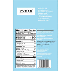 RXBAR Vanilla Almond bar texture close-up with dates and almonds.