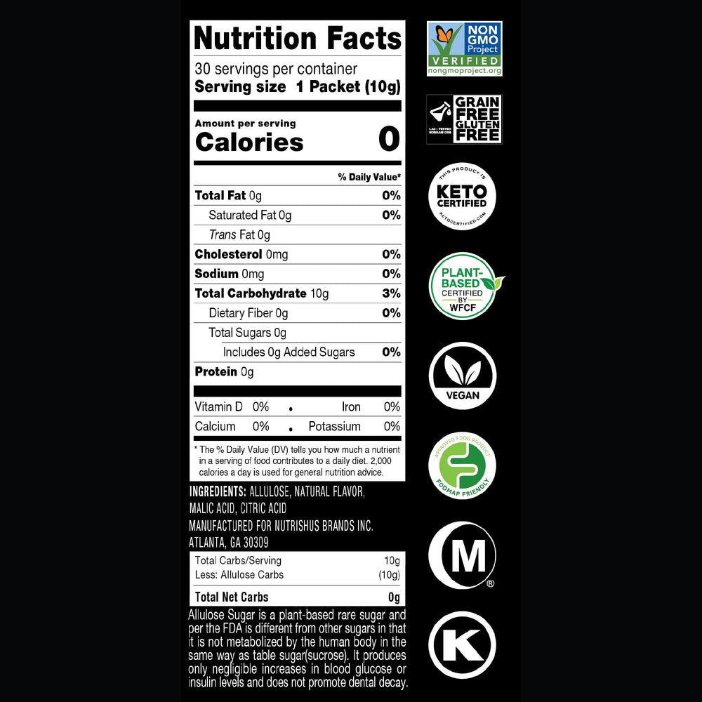 RxSugar Swealthy Stix orange stick pack for keto-friendly sweetness.