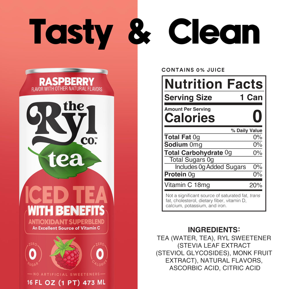 Ryl Co antioxidant tea polyphenol close-up shows vitamin C content and goodness