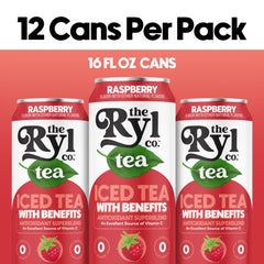 Ryl Co ready-to-drink tea pour illustrates on-the-go refreshment