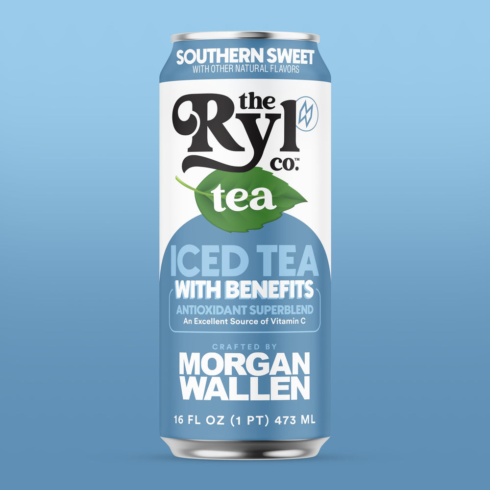 Ryl Co Ryl Iced Tea glass serve shows refreshing, guilt-free sip.