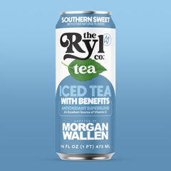 Ryl Co Ryl Iced Tea glass serve shows refreshing, guilt-free sip.