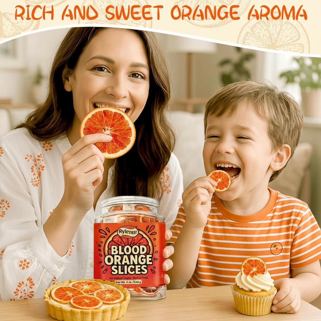 Rylenor dried orange slices for aromatherapy rituals with subtle citrus hint.