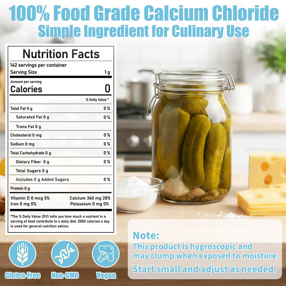 Rylenor calcium chloride for pickling helps keep vegetables crisp and vibrant.