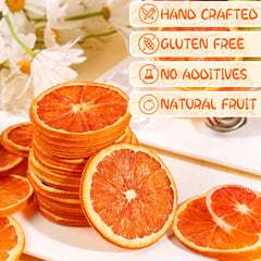 Rylenor dried orange slices enhance holiday decor with natural citrus charm.