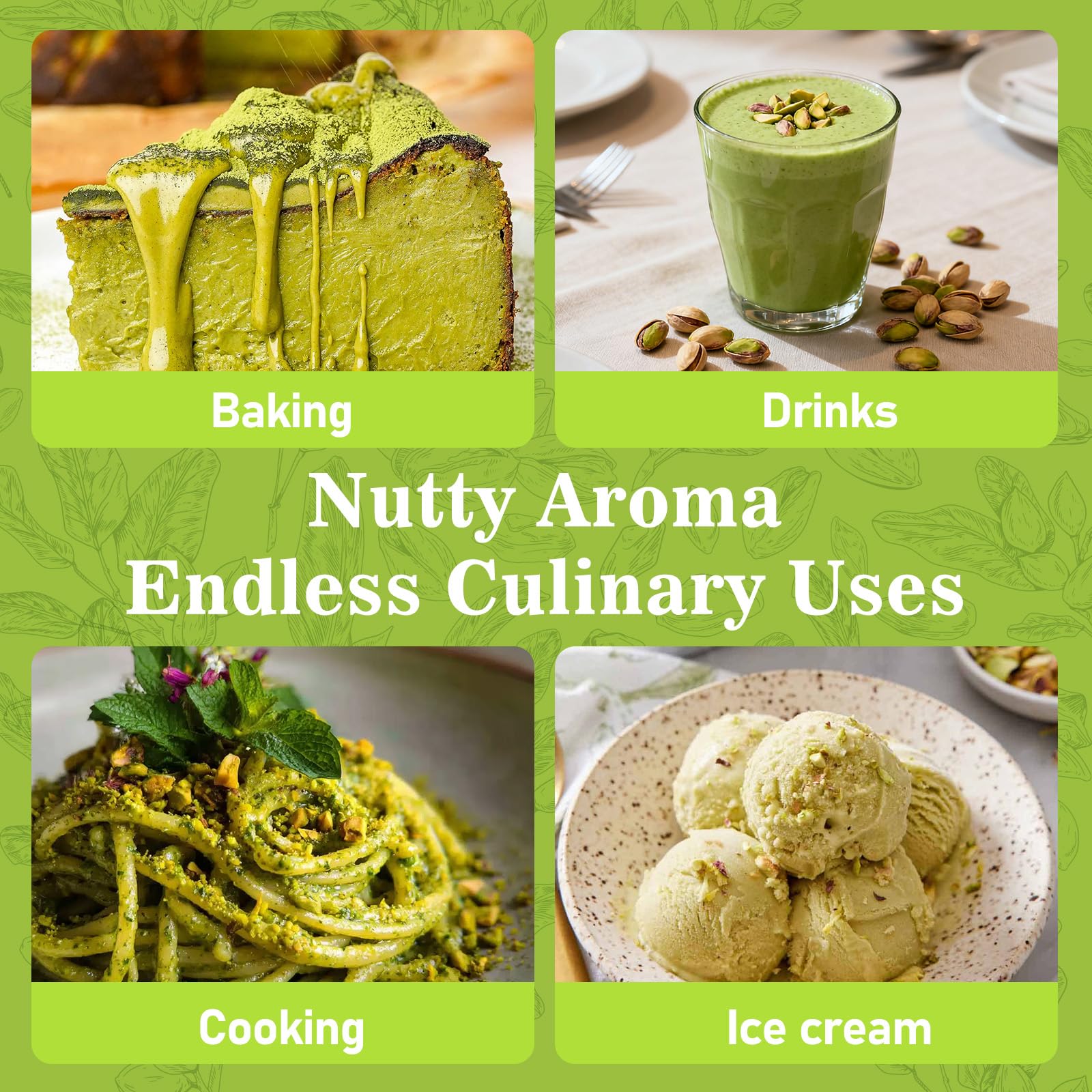 Rylenor Pistachio Extract enhances homemade ice cream with authentic nutty richness.