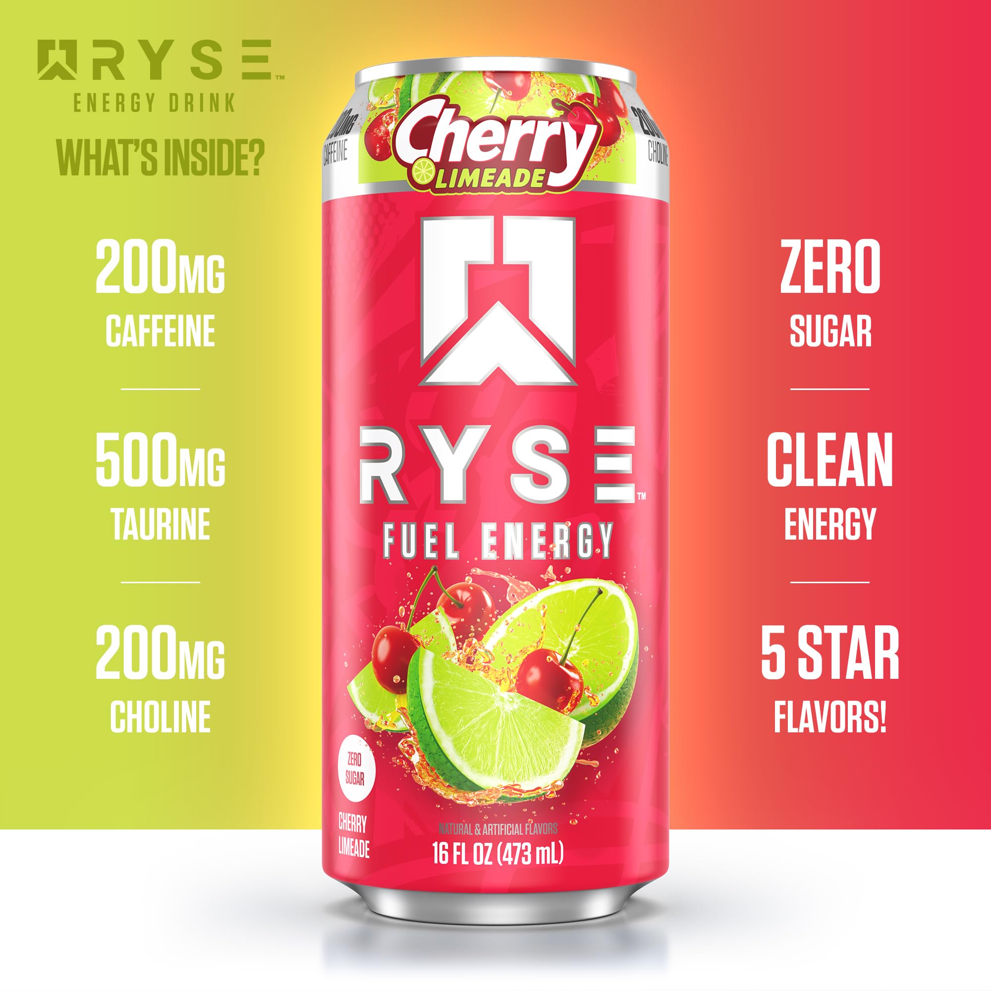 Ingredients graphic highlighting taurine and choline for clarity