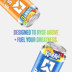 RYSE Fuel ingredients label showcasing vegan and gluten-free components