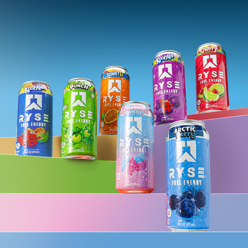 RYSE Fuel 12-pack pack shot for convenient on-the-go energy