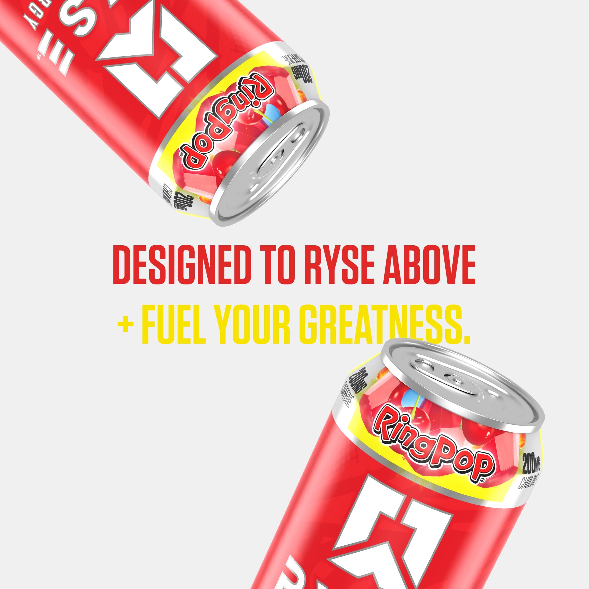 RYSE Fuel refreshing splash conveying crisp flavor and energy.