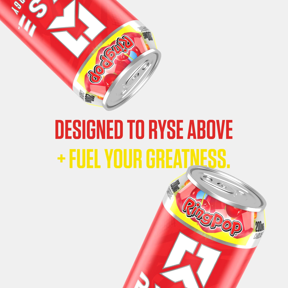 RYSE Fuel refreshing splash conveying crisp flavor and energy.