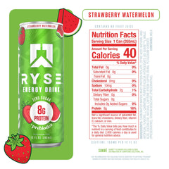RYSE Energy Drink being poured into glass for quick refreshment and focus