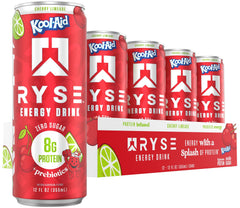 RYSE Kool-Aid Cherry Limeade can for a clean energy lift during workouts.