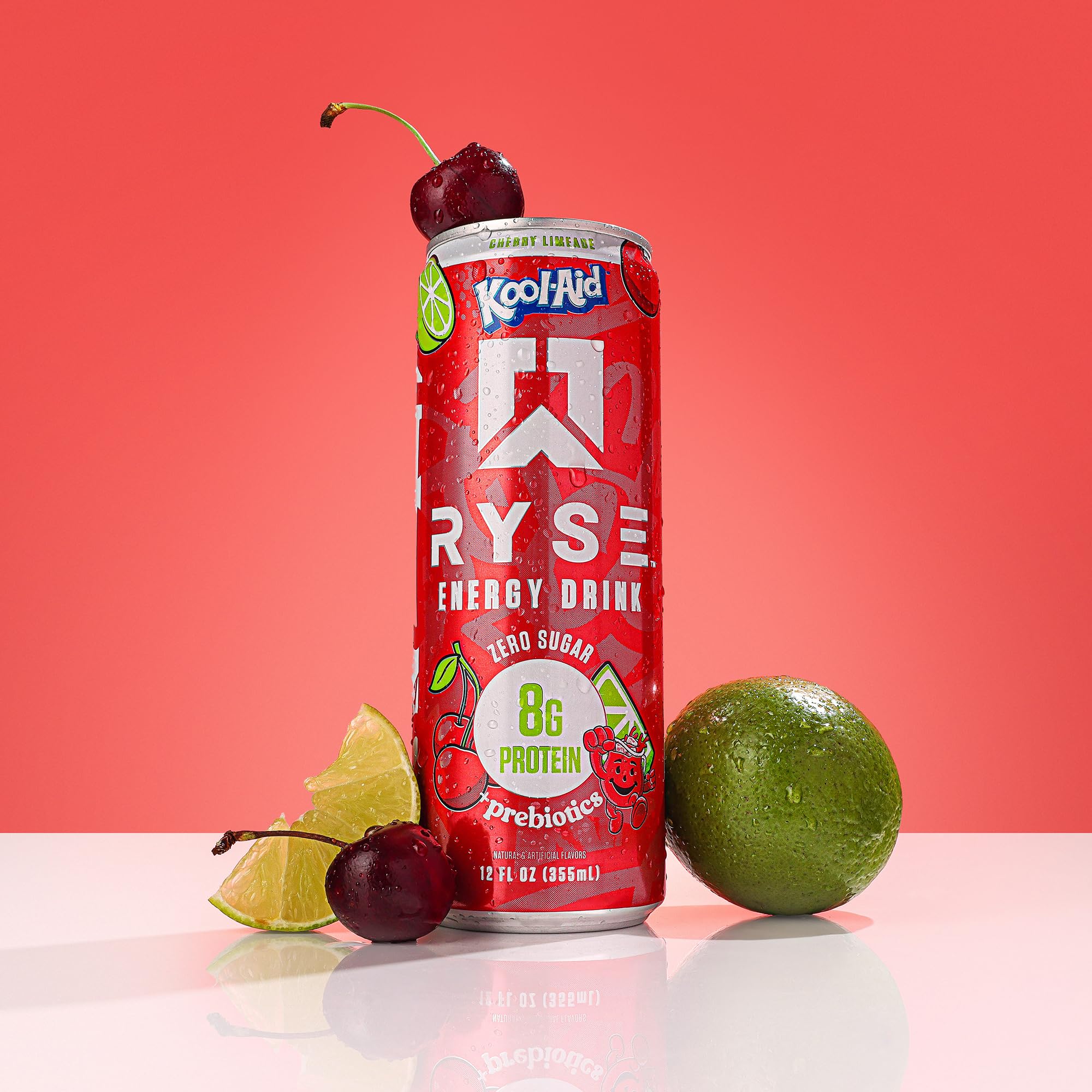 RYSE product label highlights clean ingredients and science-backed formulation.