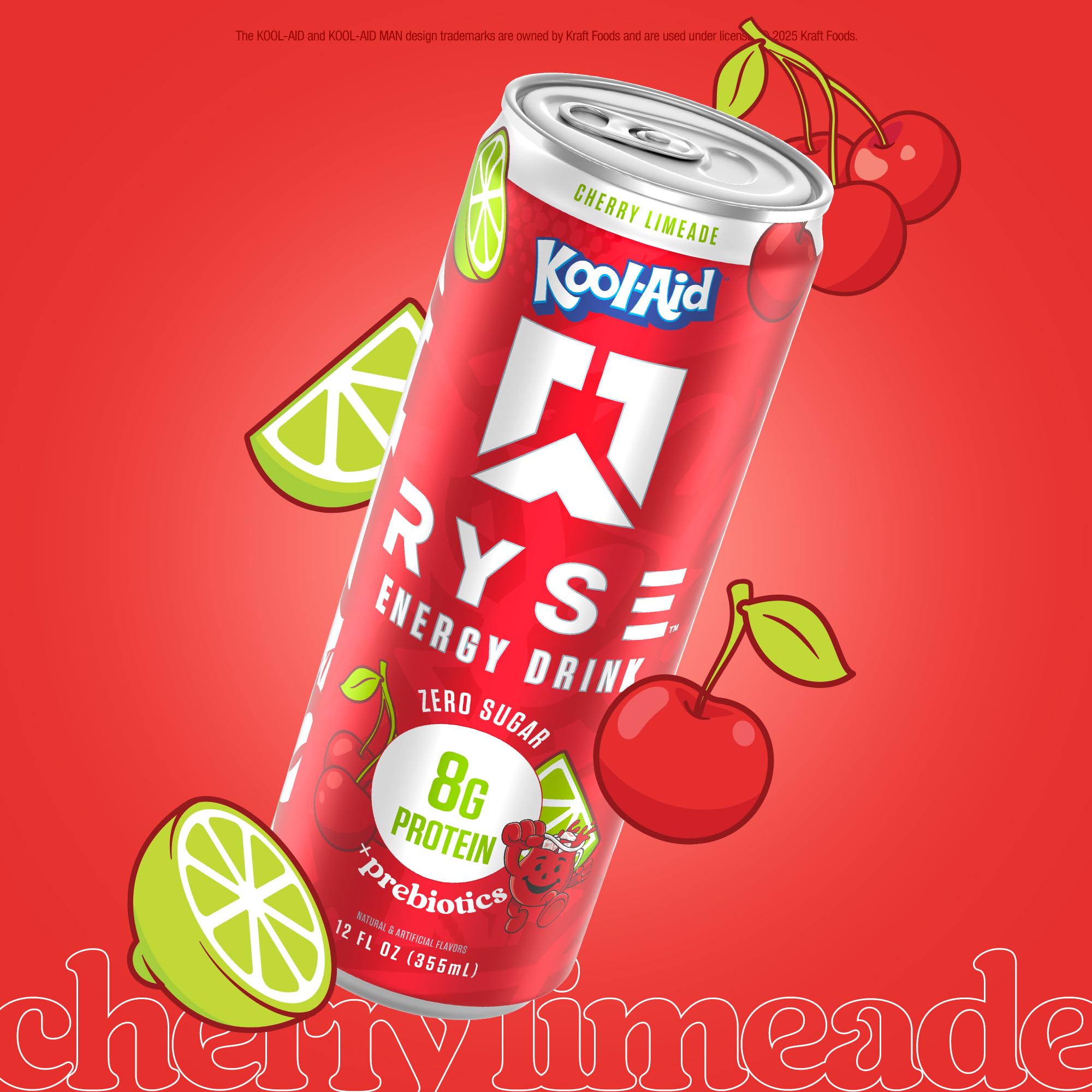 RYSE sugar-free energy drink can offers a refreshing, bloat-free option.