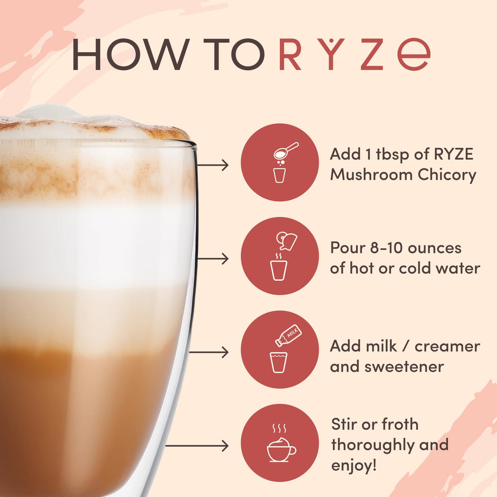 RYZE 30-serving jar for easy daily use