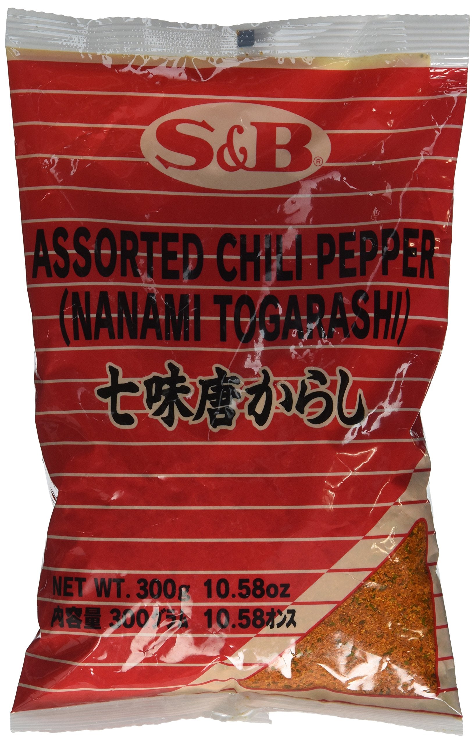 S&B 7 Pepper Spice Mix table setting with ramen ready to flavor.
