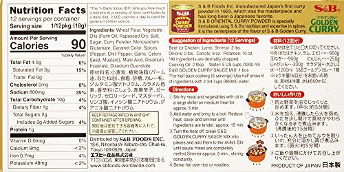 S&B Golden Curry Sauce Mix block dissolves into rich curry