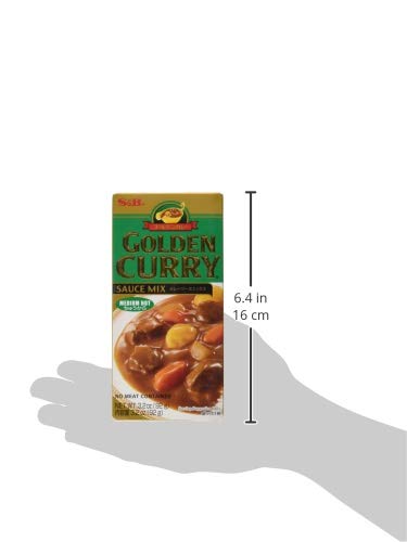 S B Golden Curry vegetarian-friendly label for meat-free meals.