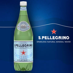 S.Pellegrino bottle cap close-up emphasizing premium design and freshness