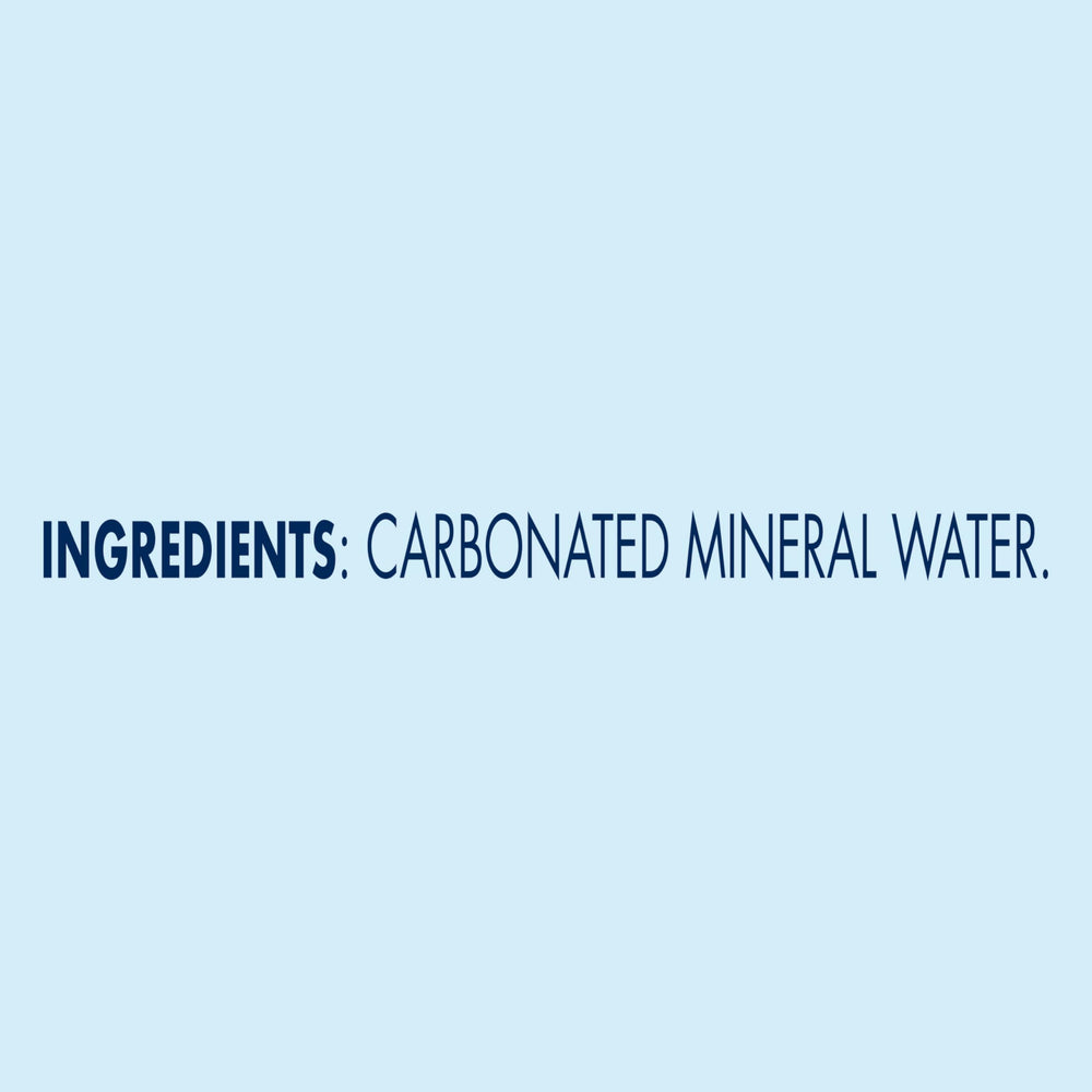 Italian Alps origin label indicating mineral-enriched water.