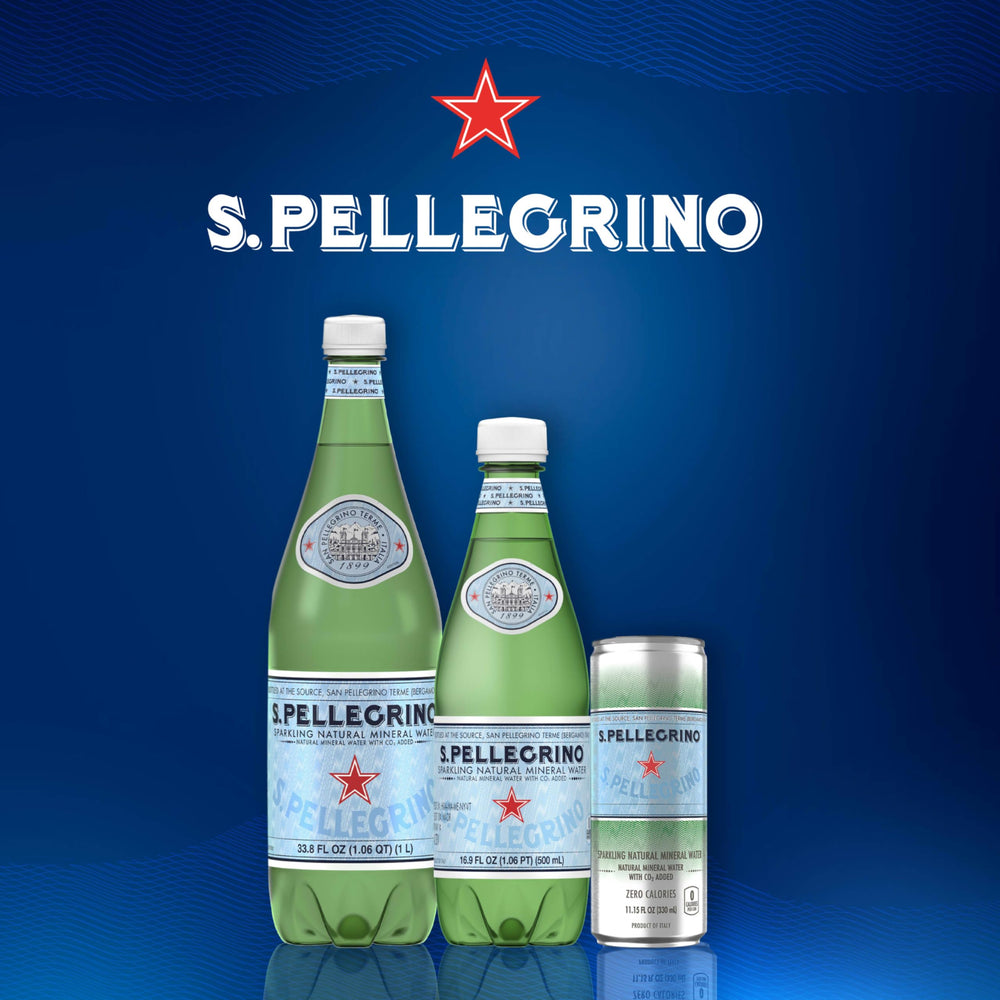 S.Pellegrino at lunch break, crisp taste with meals.