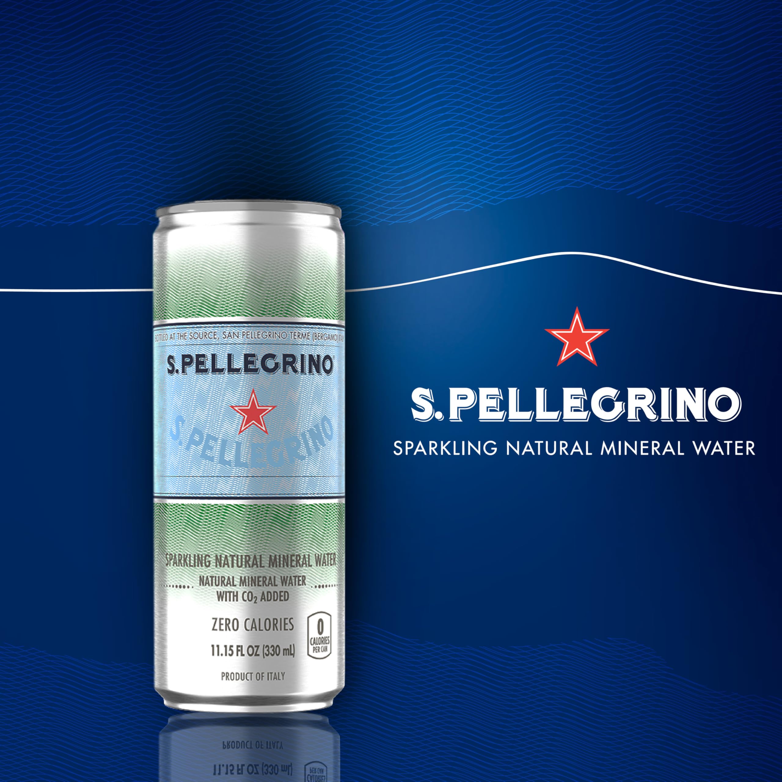 S.Pellegrino pack of 24 cans, ideal for entertaining and everyday hydration
