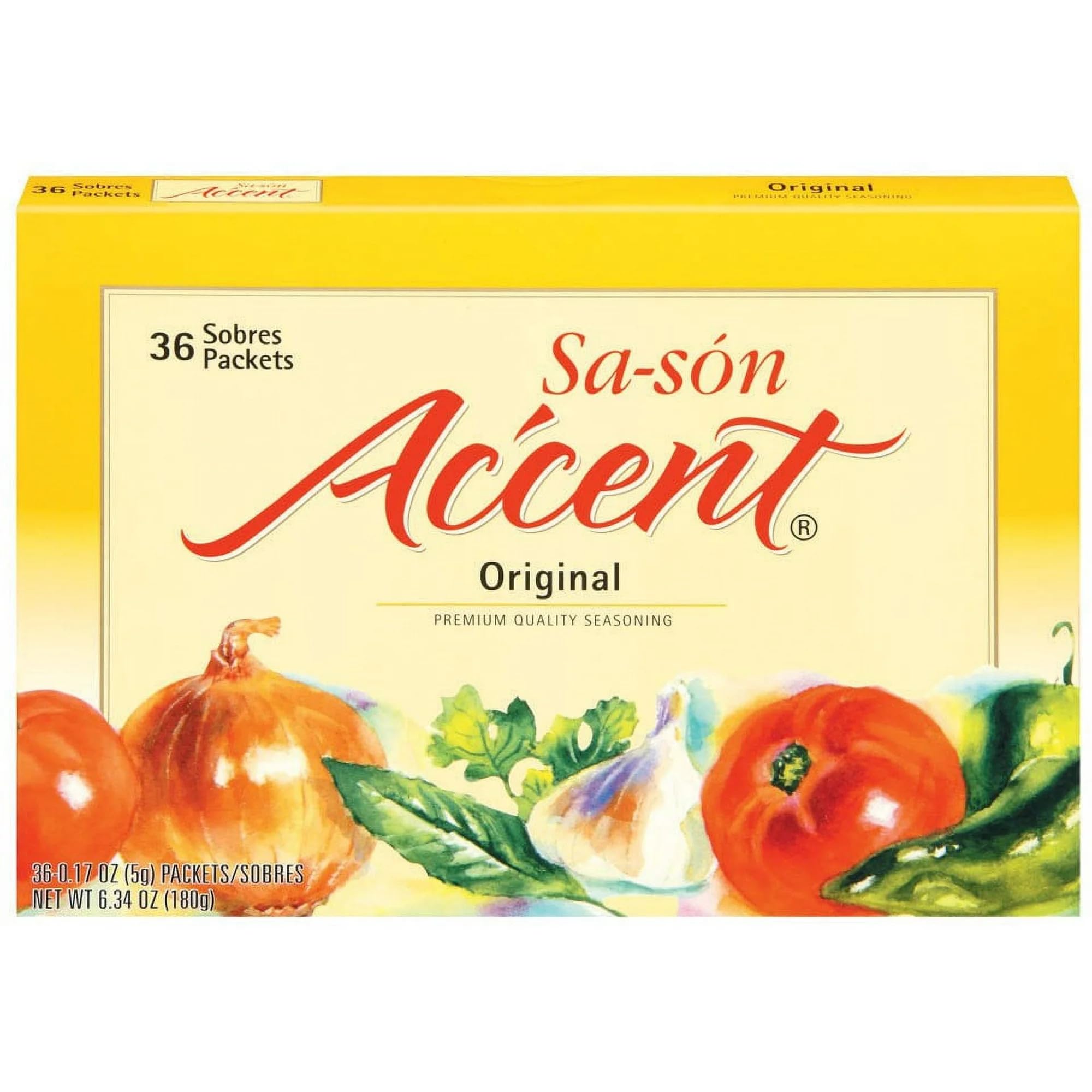 Sa-son Original seasoning bottle pour enhances meat flavor with easy, savory aroma.