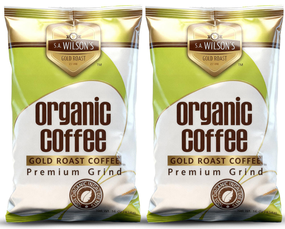 S.A. Wilson's Coffee Enema Gold Roast Pack showing premium organic grounds for a ready-to-use enema routine