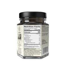 Sabatino Tartufi Tartufata jar label showcases premium black truffle notes for elegant dishes.