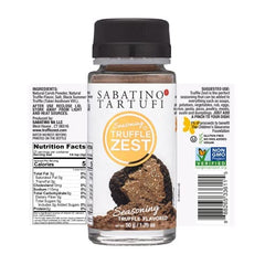 Sabatino Tartufi Truffle Zest on pasta delivers a gourmet finish.