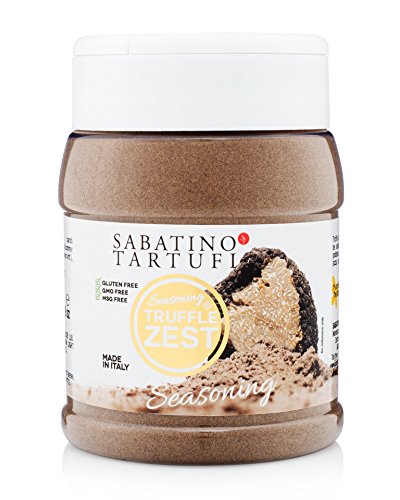 Sabatino Tartufi Truffle Zest on popcorn creates a gourmet snack.